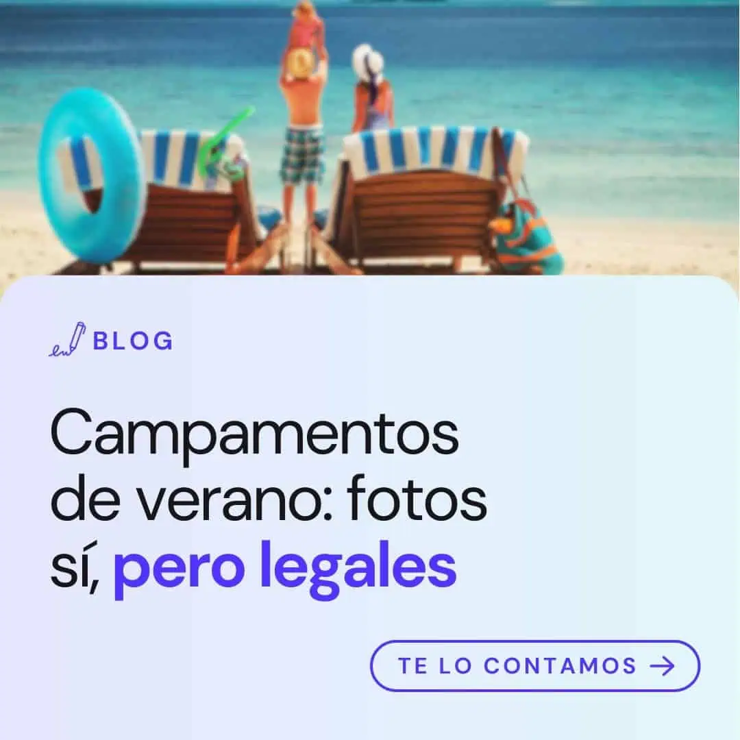 Campamentos de verano: fotos sí, pero legales