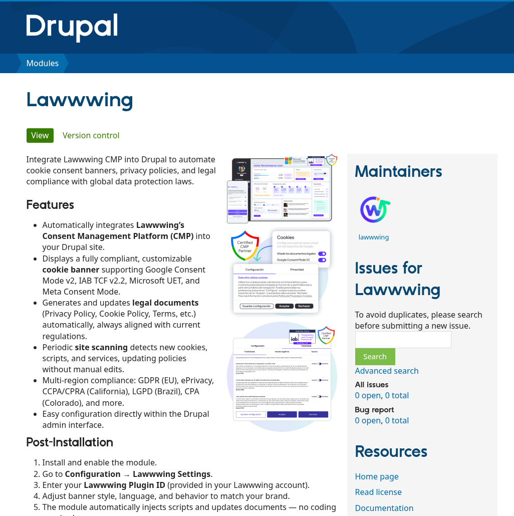 Drupal Lawwwing project
