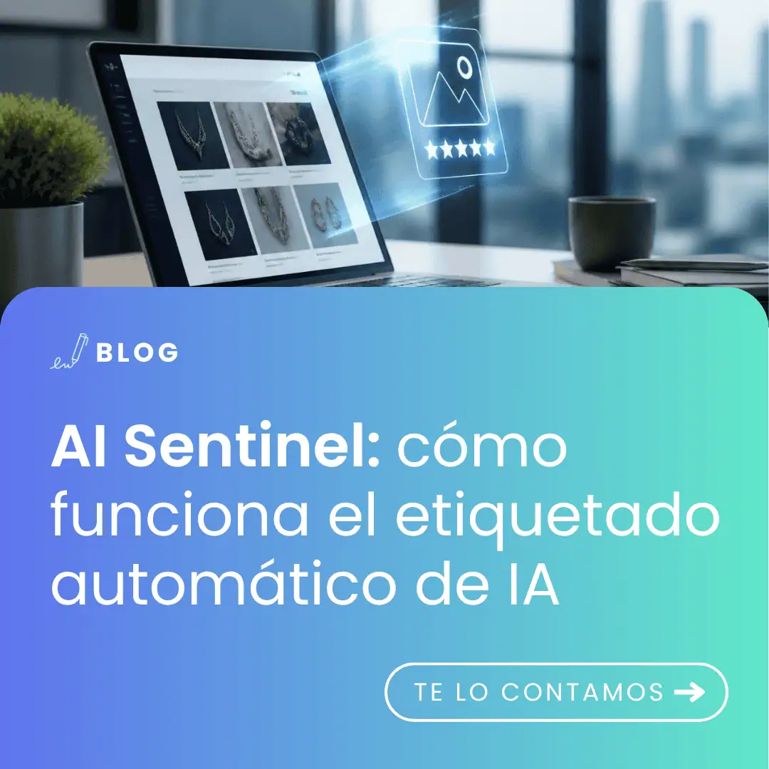 imagen con el título del artículo: AI Sentinel: cómo funciona el etiquetado automático de IA