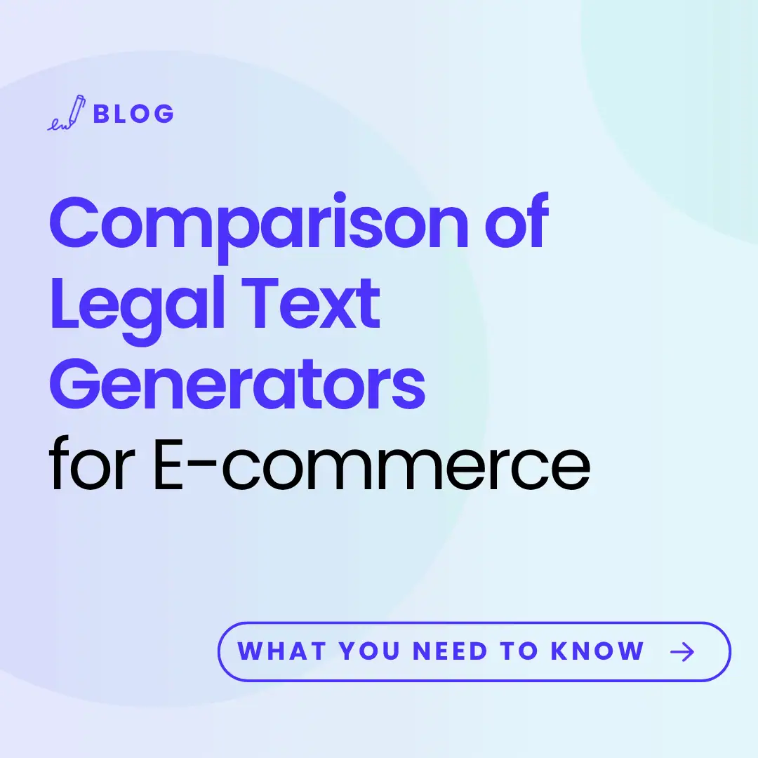 image with the article title: Comparison of Legal Text Generators for E-commerce